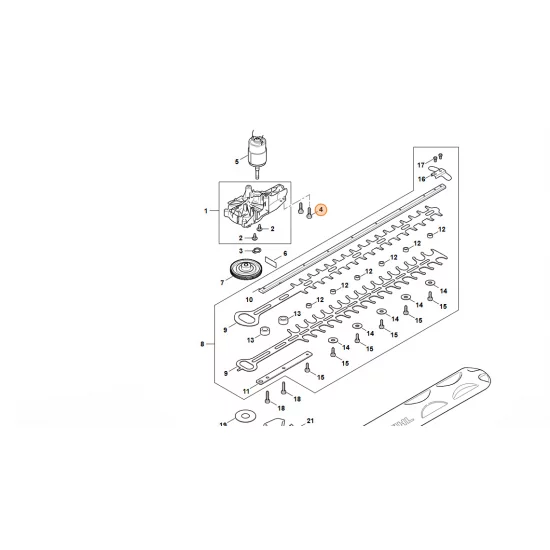 STIHL  Śruba z łbem cylindrycznym P4x10 9104 003 2960
